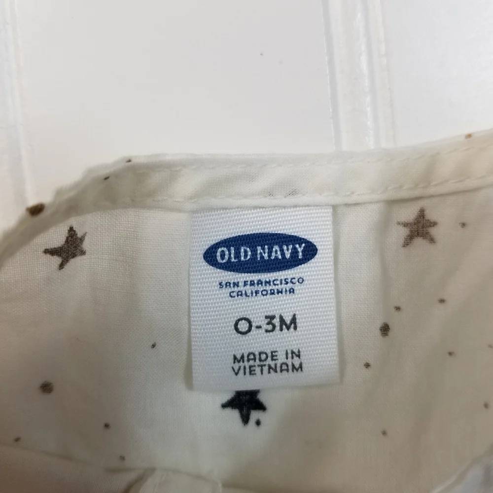 Old‎ Navy Star Blouse Jegging Set 0-3M